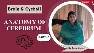 Anatomy of Cerebrum Part 2  Bangla Demonstration of Cerebrum  Viscera of Cerebrum  Cerebrum Demo [upl. by Frederiksen]