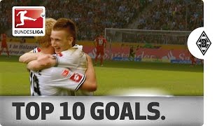 Top 10 Goals  Borussia Mönchengladbach [upl. by Levine749]