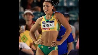 Michelle Jenneke  Australian Hurdler  Australian Athlete  Jiggling Dance [upl. by Genni48]