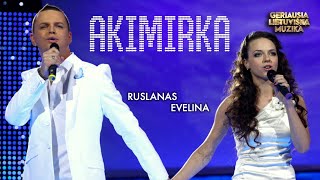 Ruslanas ir Evelina  Akimirka Official Lyric Video Lietuviškos Dainos [upl. by Ocirderf]