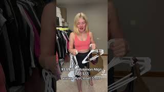 REVIEW Lululemon Align Bras 35 wwwAllysClosetStore Patagonia Lululemon AllysCloset [upl. by Kcam972]