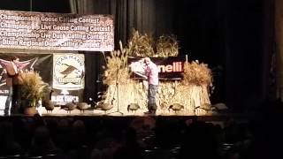 2014 world goose calling competition Mike Benjamin second caller 4th place [upl. by Livesay508]