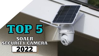 Top 5 BEST SolarPowered Security Cameras of 2022  Reviews 360 [upl. by Odlonra678]