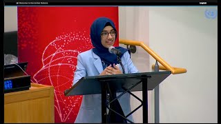 Faatiha Aayat  UN Speech  UN Women Womens Entrepreneurship Accelerator [upl. by Urissa]