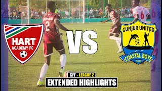 Gunjur United 2  1 Hart Academy ⚽GFF LEAGUE 2  Extended Highlights Round 2 [upl. by Kylila417]