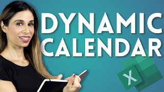 Create Easy Yearly Calendar in Excel and Sheets with a SINGLE Formula [upl. by Anavlis939]