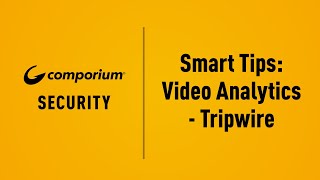 Comporium Security  Smart Tips Video Analytics  Tripwire [upl. by Asiilanna]