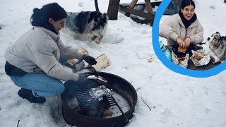 MAKING A 4COURSE CAMPFIRE DINNER [upl. by Mairam]