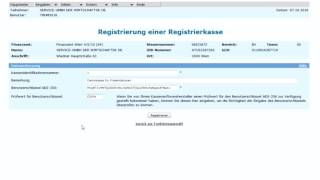 VideoTutorial RegistrierkassenAnmeldung bei FinanzOnline Teil 2 [upl. by Swords690]