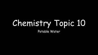 Potable Water  GCSE Chemistry 91 [upl. by Aigil]