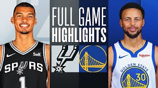 San Antonio Spurs vs Golden State Warriors Full Game Highlights  Oct 20  2023 NBA Preseason [upl. by Granoff418]