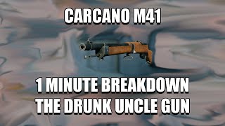 Enlisted Breakdowns  Carcano M41 everything you need to know in 1 minute the drunk uncle gun [upl. by Aeikan]