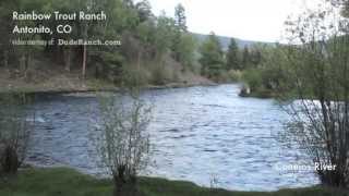 Rainbow Trout Ranch  Video Vignette  Conejos River  Antonito Colorado [upl. by Adym670]