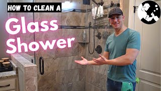 How to Clean Glass Shower Doors and Remove Hard Water Stains [upl. by Letsyrhc]