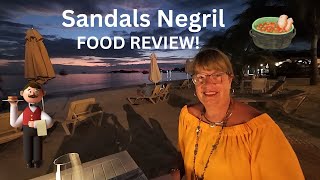 Sandals Negril Food amp Restaurant Review What You Need To Know [upl. by Iadrahs591]