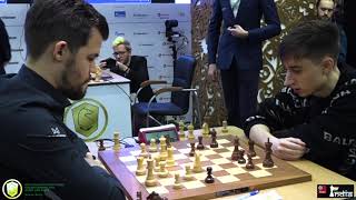 Playing Carlsens favourite opening against him  Carlsen vs Dubov  World Blitz 2019 [upl. by Busby]