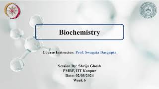 NPTEL Week 6 Assignment Biochemistry Enzyme MechanismHemoglobin and Myoglobin [upl. by Viscardi943]