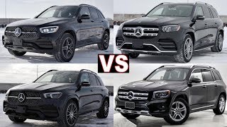 Mercedes Top 5 Best Luxury SUVs 2021 GLB vs GLE vs GLS vs GLC vs GLA walkaround review [upl. by Jameson]