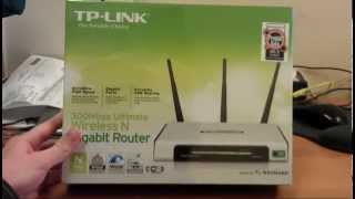 UNBOXING TPLINK TLWR1043ND Ultimate Wireless N Gigabit Router [upl. by Eri]