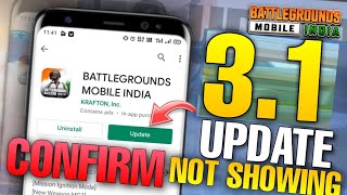 🔴How To Update Bgmi 31 Version Bgmi 31 Update Option Not Showing Bgmi Me 31 Update Kab Aayega [upl. by Earehs]