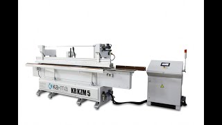 KAMA KR KZM 5 KENAR ZIMPARA MAKİNESİ  EDGE SANDING MACHINE [upl. by Annel]