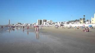 Una tarde en la playa de Regla Chipiona Cádiz Andalucía [upl. by Annahvas]