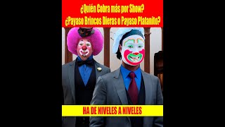 ¿Quién Cobra más por Show ¿Payaso Brincos Dieras o Payaso Platanito [upl. by Ytsrik]