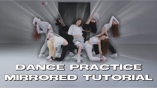 XG  Tippy Toes DANCE PRACTICE MIRRORED TUTORIAL [upl. by Evangelist]