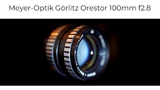 MeyerOptik Görlitz Orestor 100mm f28 A cute little vintage portrait lens that packs a big punch [upl. by Naginarb]