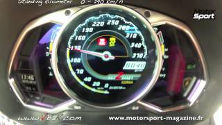 lamborghini Aventador 0290 kmh LP 7004  full speed  standing kilometer gopro [upl. by Latea543]