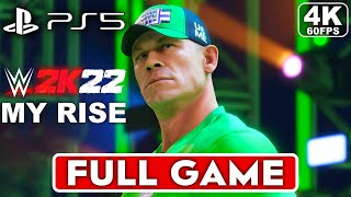 WWE 2K22 MyRise Gameplay Walkthrough Part 1 FULL GAME 4K 60FPS PS5  No Commentary [upl. by Aicemak]