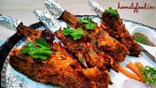 Mutton chops Fry  lamb chops fry  Spicy Lamb chops  Mutton recipe  homelyfoodin [upl. by Eerhs359]