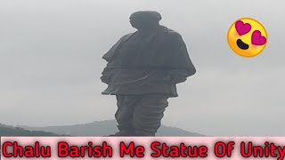 Statue Of Unity Monsoon Magic at the Worlds Tallest Statue Vlog ajslifestylevlog viralvideo [upl. by Ymeon]