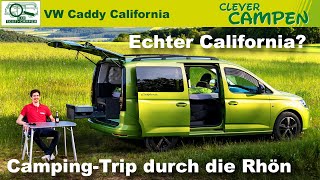 VW Caddy California 2021 Ein vollwertiger Camper  TestReview  Clever Campen [upl. by Bright]