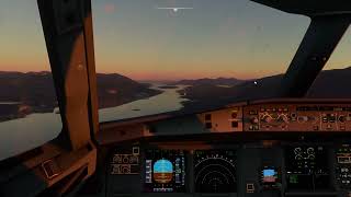 MSFS First time landing the A321  Ketchikan United States  PAKT [upl. by Adolphe]