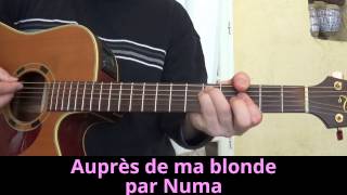 Auprès de ma blonde Chanson enfantine [upl. by Luht]