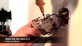 Dimmer installation FIBARO SYSTEM [upl. by Hembree]