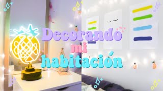 DECORANDO mi HABITACIÓN sin gastar DINERO QuédateEnCasa y decora Conmigo [upl. by Brinkema444]