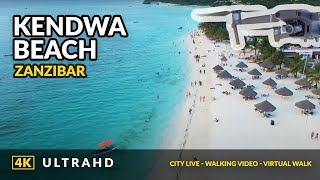 4K Kendwa best Beaches in Zanzibar Drone Footage  2021 [upl. by Jo-Anne]