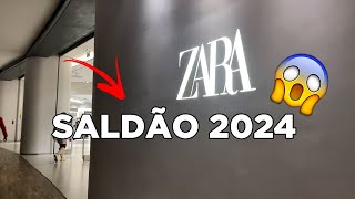 ZARA CHEIA DE SALDOS EM PORTUGAL 2024 [upl. by Aicenaj]