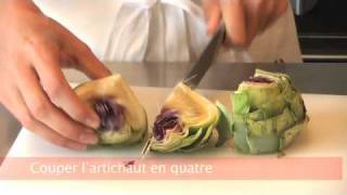 Cuisiner futé parer un artichaut [upl. by Flann529]