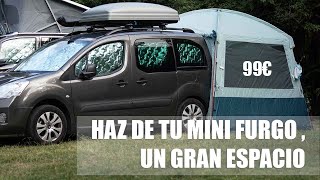 El MEJOR AVANCE lowcost para vuestra FURGO CAMPER Mini  Citroen Berlingo Partner [upl. by Vihs]