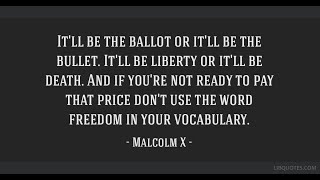 Malcolm Xs Greatest Speech quotThe Ballot or the Bulletquot [upl. by Lenor620]