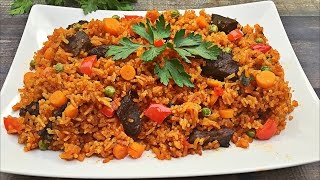 Jollof Rice Recipe  How to make Jollof Rice [upl. by Kcaj]