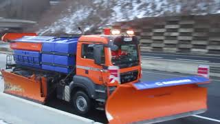 Winterdienst LKW B6  ABM BruckMur ASFINAG [upl. by Tonl]