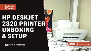 HP Deskjet Printer 2320 Unboxing amp Setup  HP Deskjet Printer 2320 Review  Product Review [upl. by Nairoc]