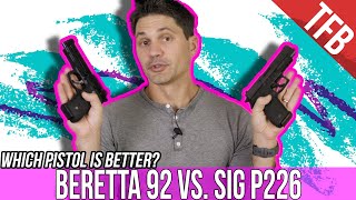 Sig P226 vs Beretta 92 Which is the King of Metal 9mms [upl. by Anhsirk]