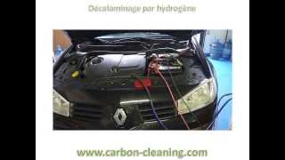 Décalaminage moteur sur Mégane 1L9 dci avec Carbon Cleaning  FAP EGR [upl. by Haibot]