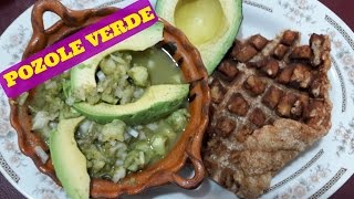 DESCUBRE COMO PREPARAR ESTE POZOLE VERDE ESTILO GUERRERO [upl. by Renaldo]