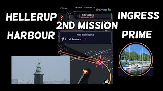 4K Ingress Prime App Game  2nd Mission  Hellerup Harbour  Real life location photosvideos [upl. by Anabel]